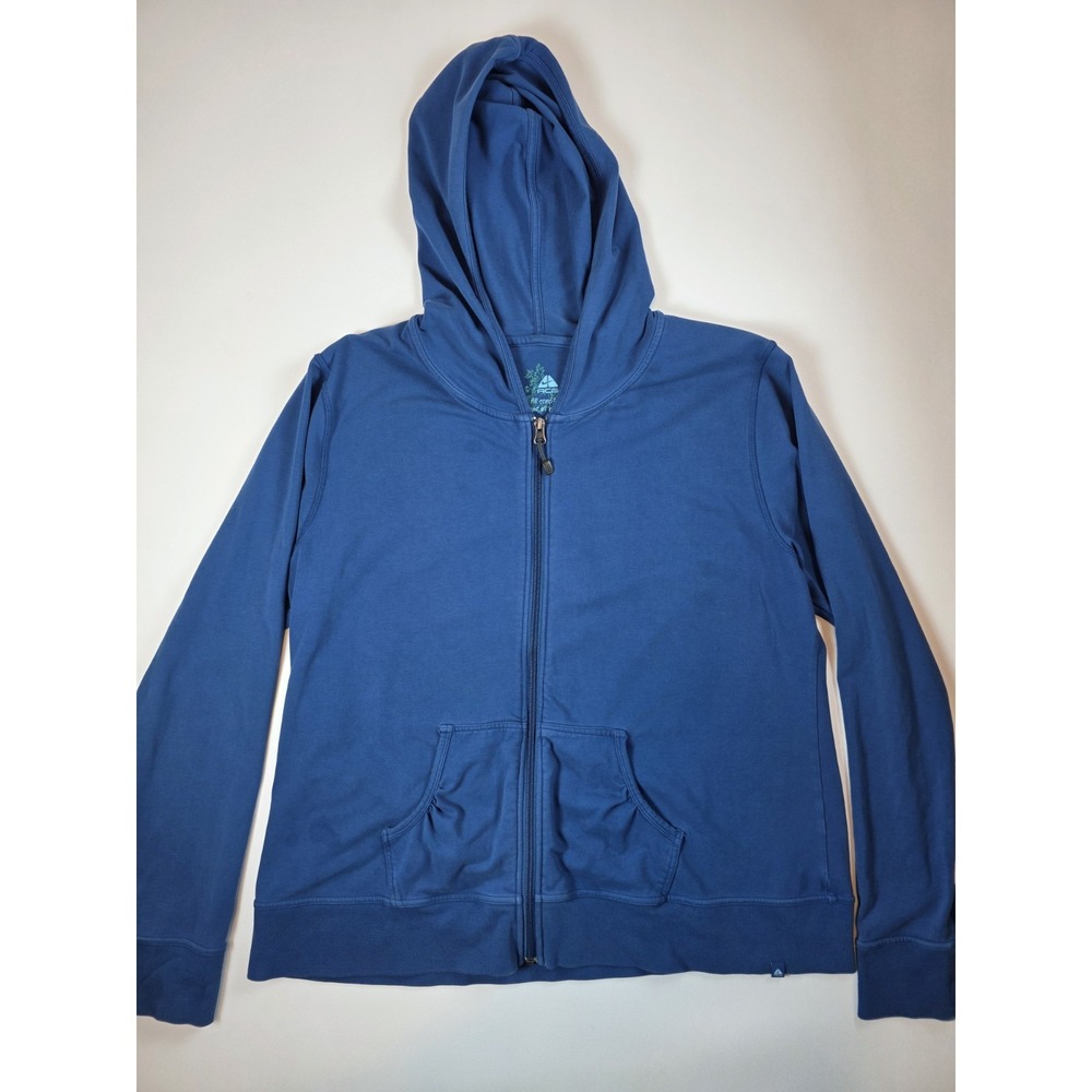 Nike ACG Womens XL Full Zip Hoodie Blue‎ Stretchy Athletic Workout